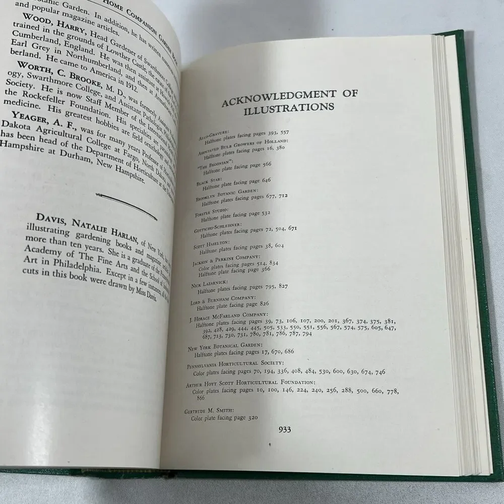 Woman's Home Companion Garden Book 1947 by John C Wister Hardcover Collier Books
